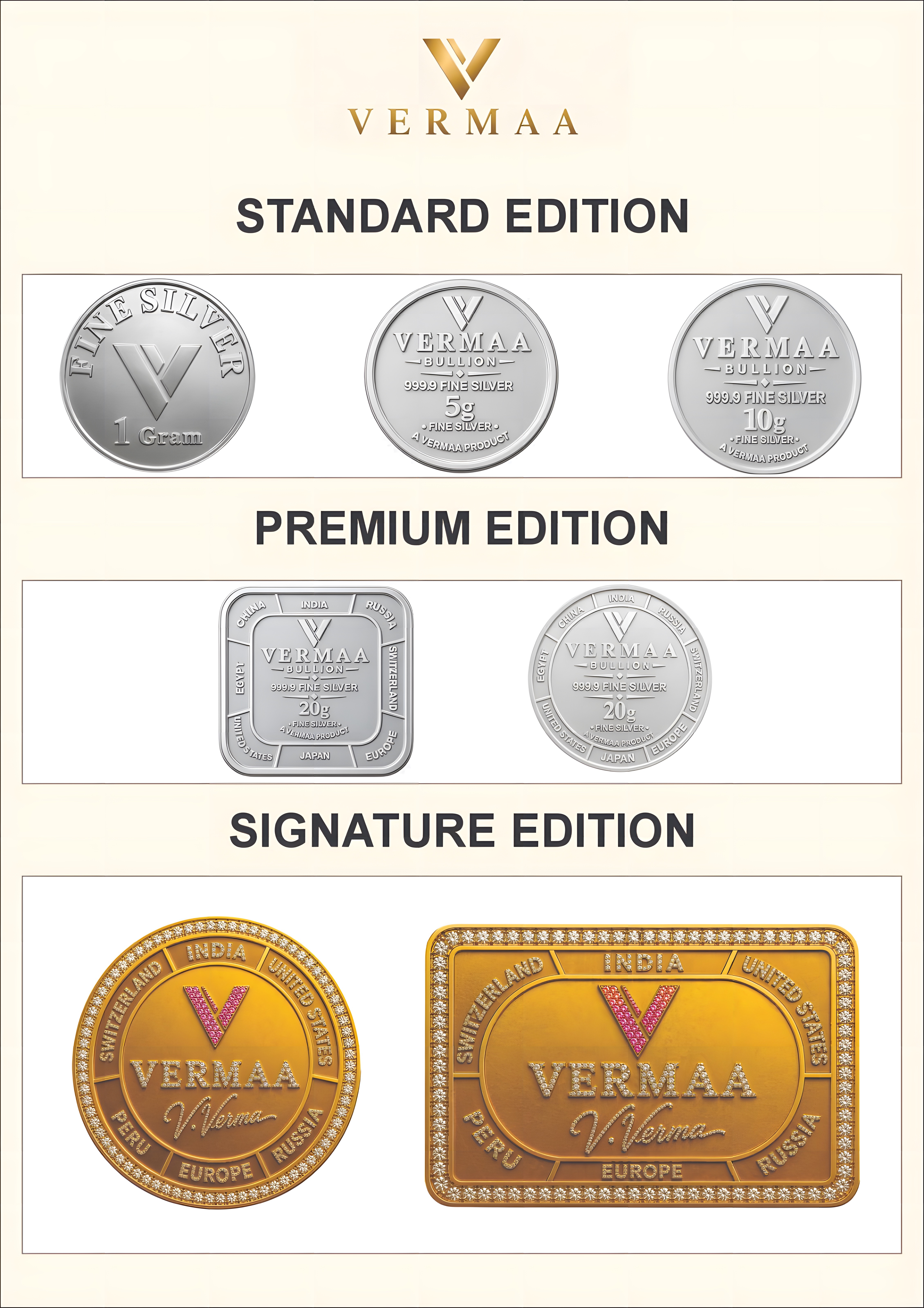 Premium Edition Silver Bars